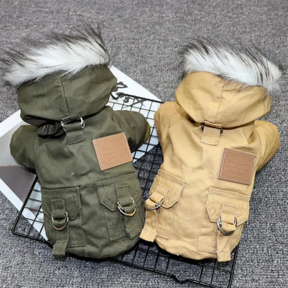 Warm winter jacket for small dogs: comfort and style!