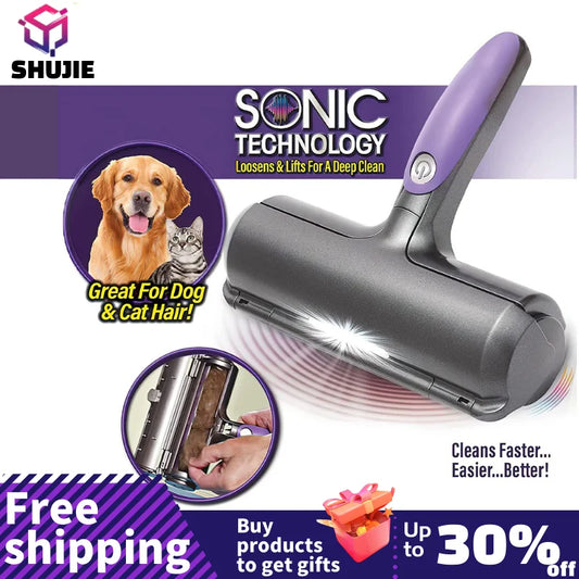 Universal roller for pet hair collection