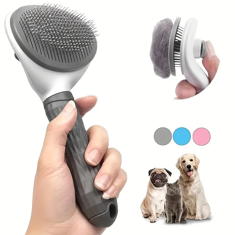 Automatic hair removal brush: clean house, happy pet!