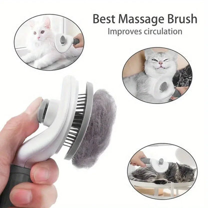 Automatic hair removal brush: clean house, happy pet!